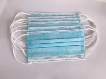 children face mask with tie