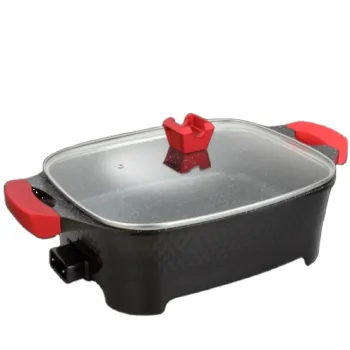 High Quality Alloy 9-in-1 Electric Frying Pan for Dormitory Use
