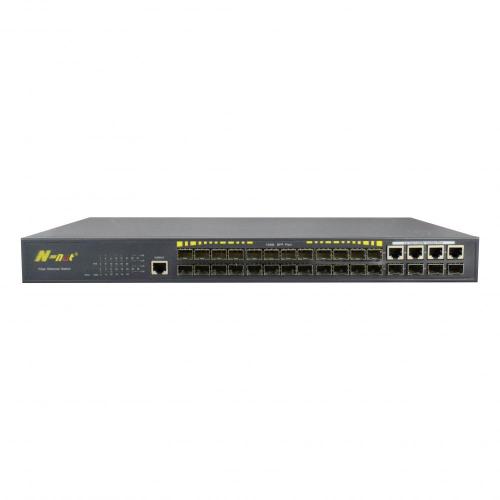 Full Gigabit 24 Ports Managed Ethernet Switch