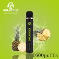 NurRelx Pro 1600Puffs Disposable Vape Pen Pod -Gerät