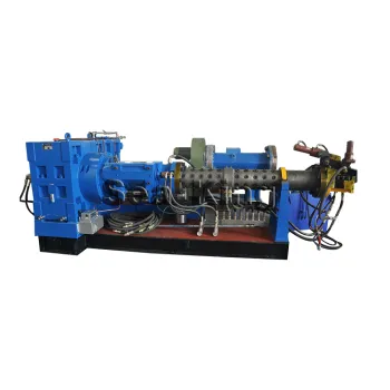 Horizontal Type Cold Feed Silicone Rubber Hose Extruder