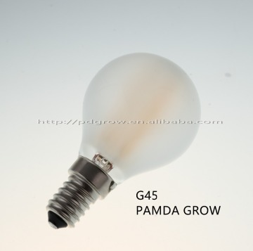 LED G40 G45 color light bulb 1W E27 / B22 , PC cover , CE & ROHS with belt light