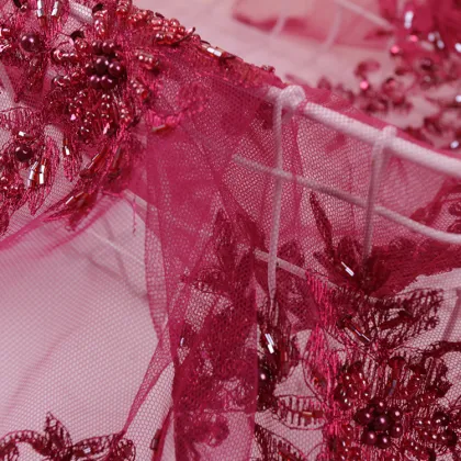 High Quality Heavy Industry Embroidery Hanfu Qipao Fabric