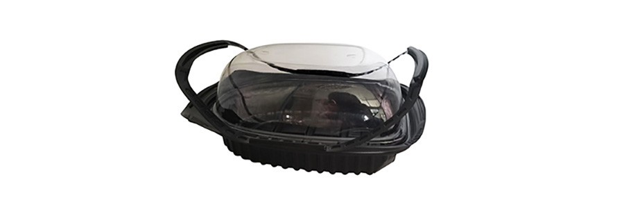 chicken roaster container Clear lid design, good for you to know the food.