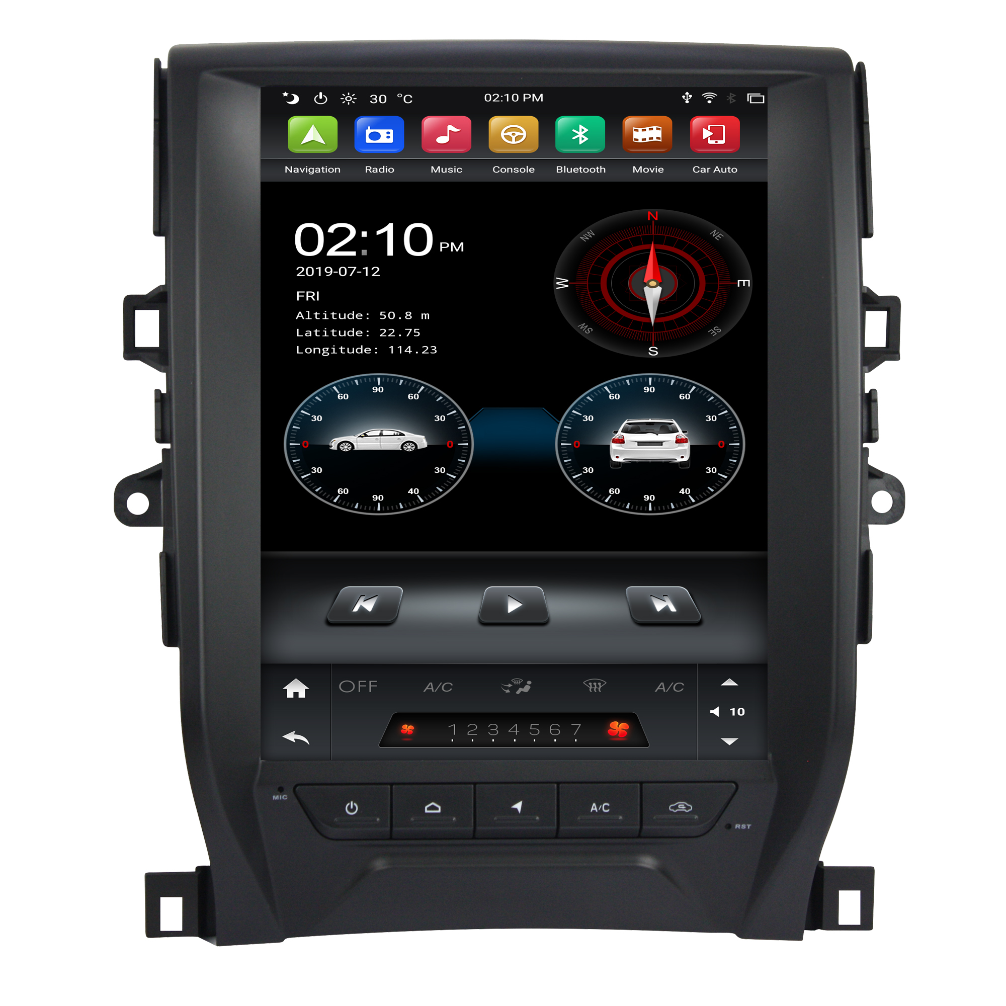 tesla stereo for Toyota Reiz 2013