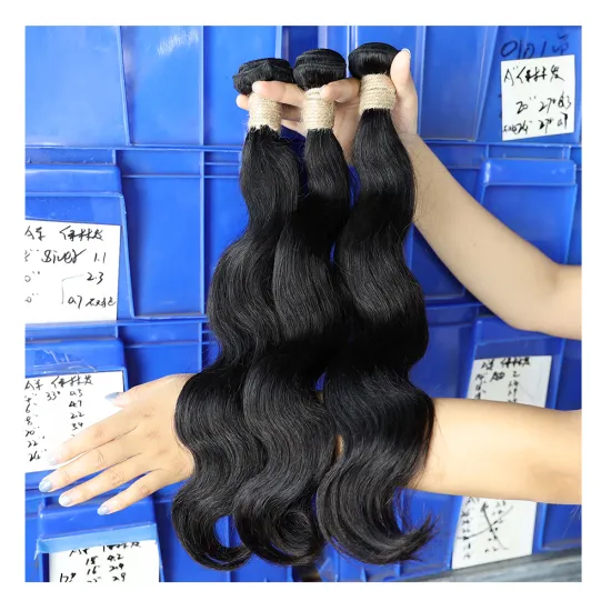 Natural Color 100% Unprocessed  Original Cuticle Aligned Virgin Human Hair Body Wave Hair Bundle