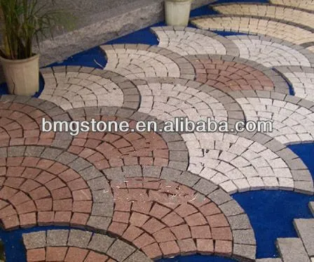 china granite paving stone,rose granite stone-granite step stones