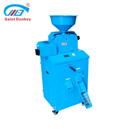 200kg/h Family Rice Huller and Grinder for Brown and White Rice Processing
