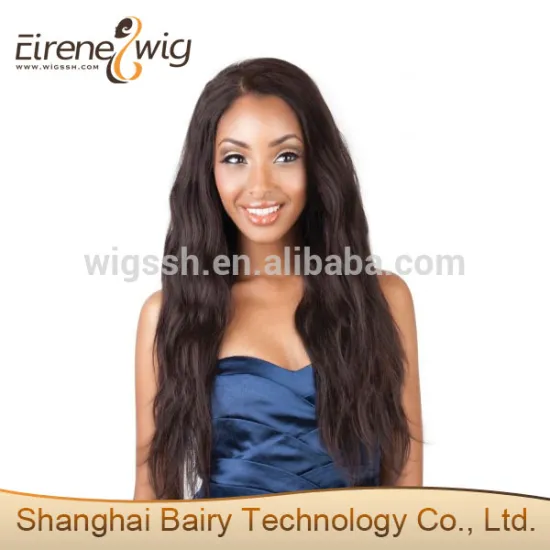 Eirene Top quality 100 virgin brazilian human long hair lace front wig 30inch