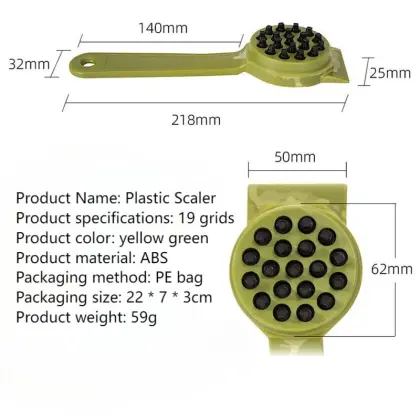 Fast Fish Scale Remover Scraping Tool for Kitchen