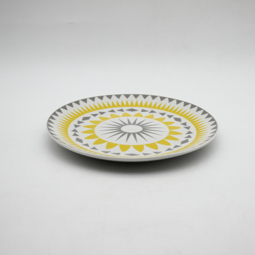 Impressão de decalque 18pcs Jantar cerâmico Conjunto de porcelana Tableware
