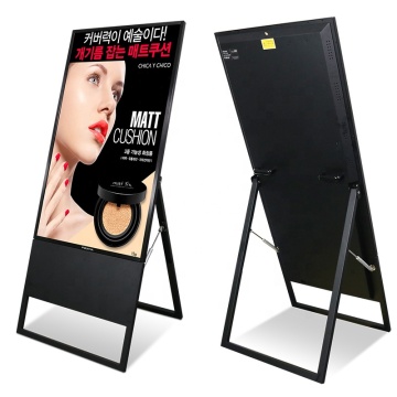 Portable Foldable LCD E-Poster Display for Store and Show Window Advertising