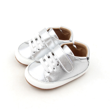 Sapatos Causais Sliver Color Baby Sola Macia