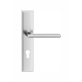 plate lever door handles Traditional high technical aluminum handle on plate Manufactory