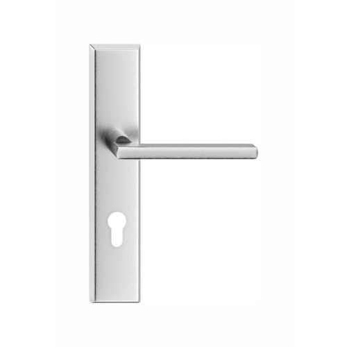 plate lever door handles Traditional high technical aluminum handle on plate Manufactory