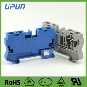 upun terminal block uj5-6 can compare with Weidmuller terminal block ZDU 6