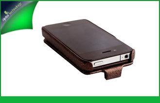 Up And Down Open PU Vertical Leather Cell Phone Cases For I