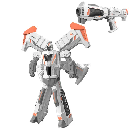 Customizable LK Toys Robot Action Figure: Transformable Gun Toy & Model Set for Boys