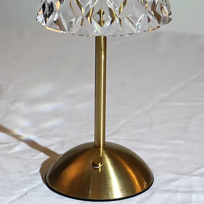 Crystal retro table lamps