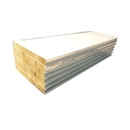 perforated metal rockwool mineral wool sandwich panel