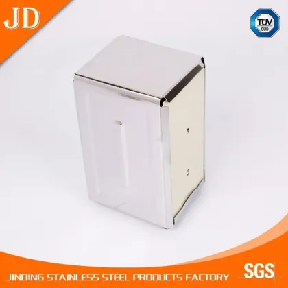 wholesale price stainless steel metal tablecraft napkin dispenser holder
