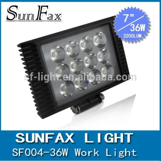 HOT sale 7inch 36W led worklight Truck led driving light for Jeep SUV Boat ATV