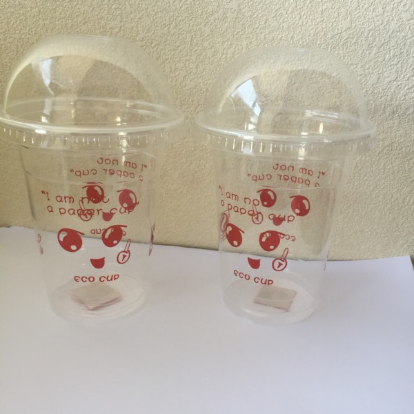 PP Plastic Cups with Dome Lids 2