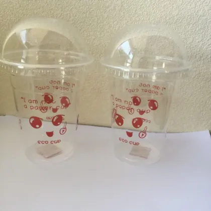 Cold Beverage Drinking PP Cup 12oz