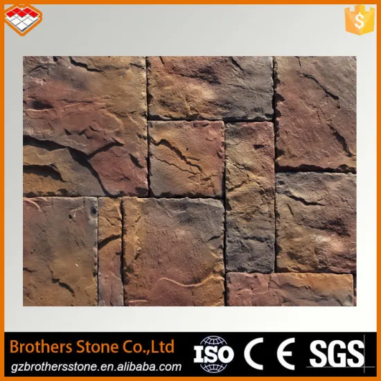 High quality thin stone veneer for castle wall
