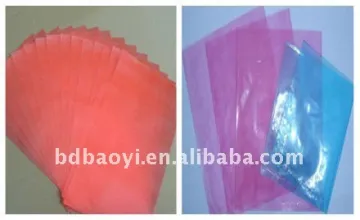 Antistatic plastic packaging bags for powder