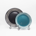Platos de cerámica y tazones de alta calidad platos de cena platos de mesa de porcelana cerámica colorida vajilla
