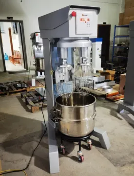 Rk Bakeware China 65L Planetary Twin Arms Mixer Double Arm Mixer for Wholesale Bakeries