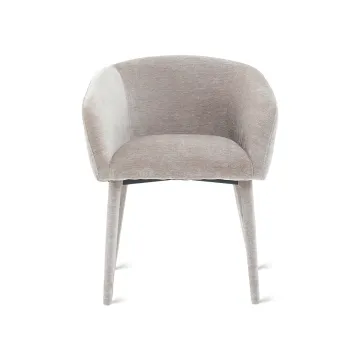 Scandinavian style round armchair