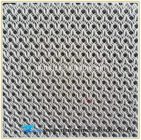 Top quality 100% polyester mesh fabric for sports shoes 3d mesh fabric