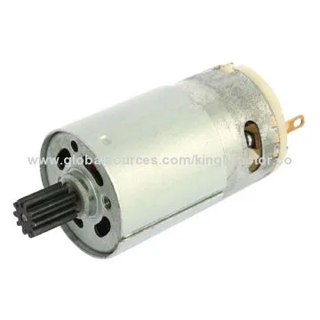 Electric DC motor, carbon brushed, with long life