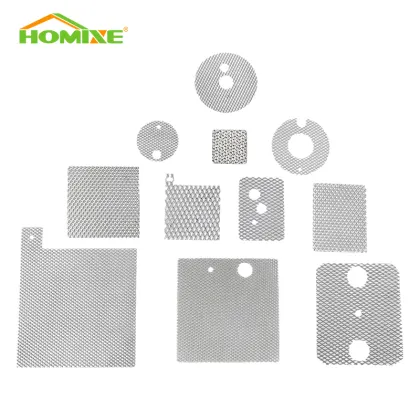 Platinum-Coated Titanium Electrode Mesh with Ti Binding Post for Electrolysis Coating