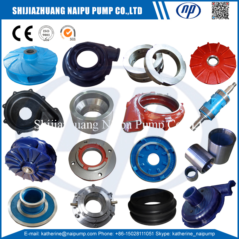 Mga Spare Part ng Centrifugal High Chrome Slurry Pump