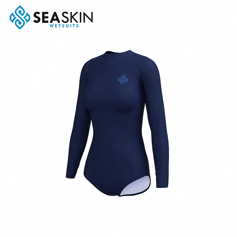 Seaskin bayan özelleştirilebilir uzun kollu bikini wetsuit