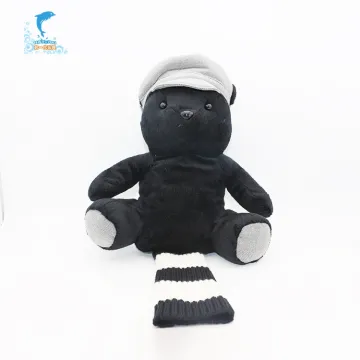 Factory Custom Design black bear custom hand puppet Educational with English Study Multifunction customization