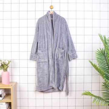 jubah mandi spa panjang lantai berjubah hitam