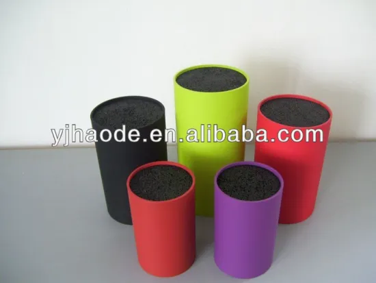 novelty color knife block