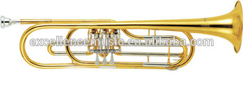musical instruments best quality Bb rotary bass trumpet with cheap price