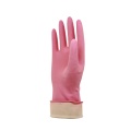 Silicon Reusable Waterproof Flocked Lined Latex Rubber Household Gloves For Washing Cleaning