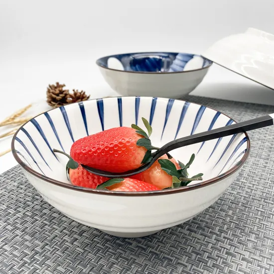 Competitive price for ceramic noodle fruit ramen bowls porcelain bowl set  japanese design bowl