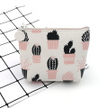 Colorful cactus style PU coin purse