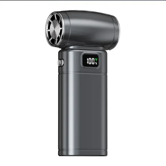 High-Power Handheld Fan 8000mAh Long Battery Life Stepless Speed Regulation Outdoor Dust & Snow Blowing Foreign Trade Exclusive