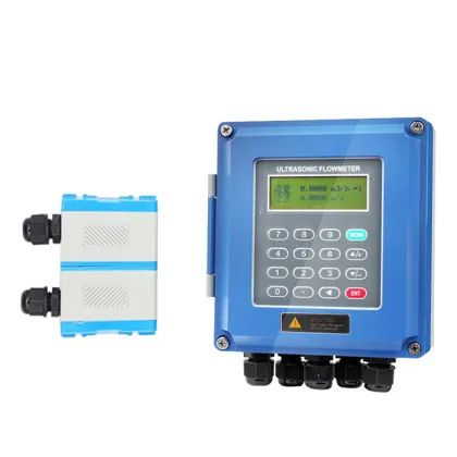 RS485 Portable Ultrasonic Flowmeter - Wall Mounting Ultrasonic Liquid/Water Flow Meter