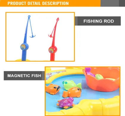 Kids Summer Toys B/O Magnetic Fishing Game Toys