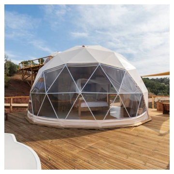 โรงงาน Direct Direct Canopy กันน้ำ PVC Geodesic Dome เต็นท์สำหรับกิจกรรมกลางแจ้ง
