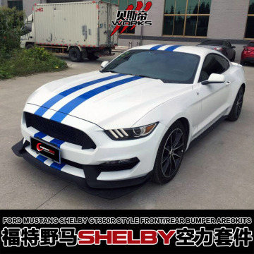 2015 Mustang Shelby GT350R Stile PP Kit per il corpo per Ford